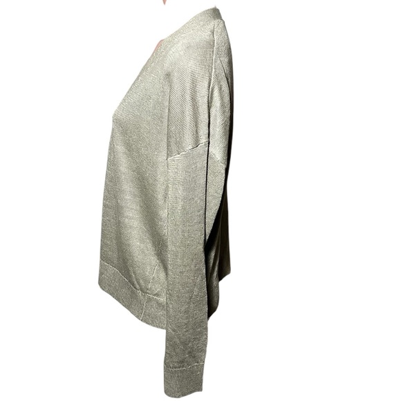 NWOT Jenni Kayne Linen Boyfriend Cardigan In Willow size M - Picture 9 of 13